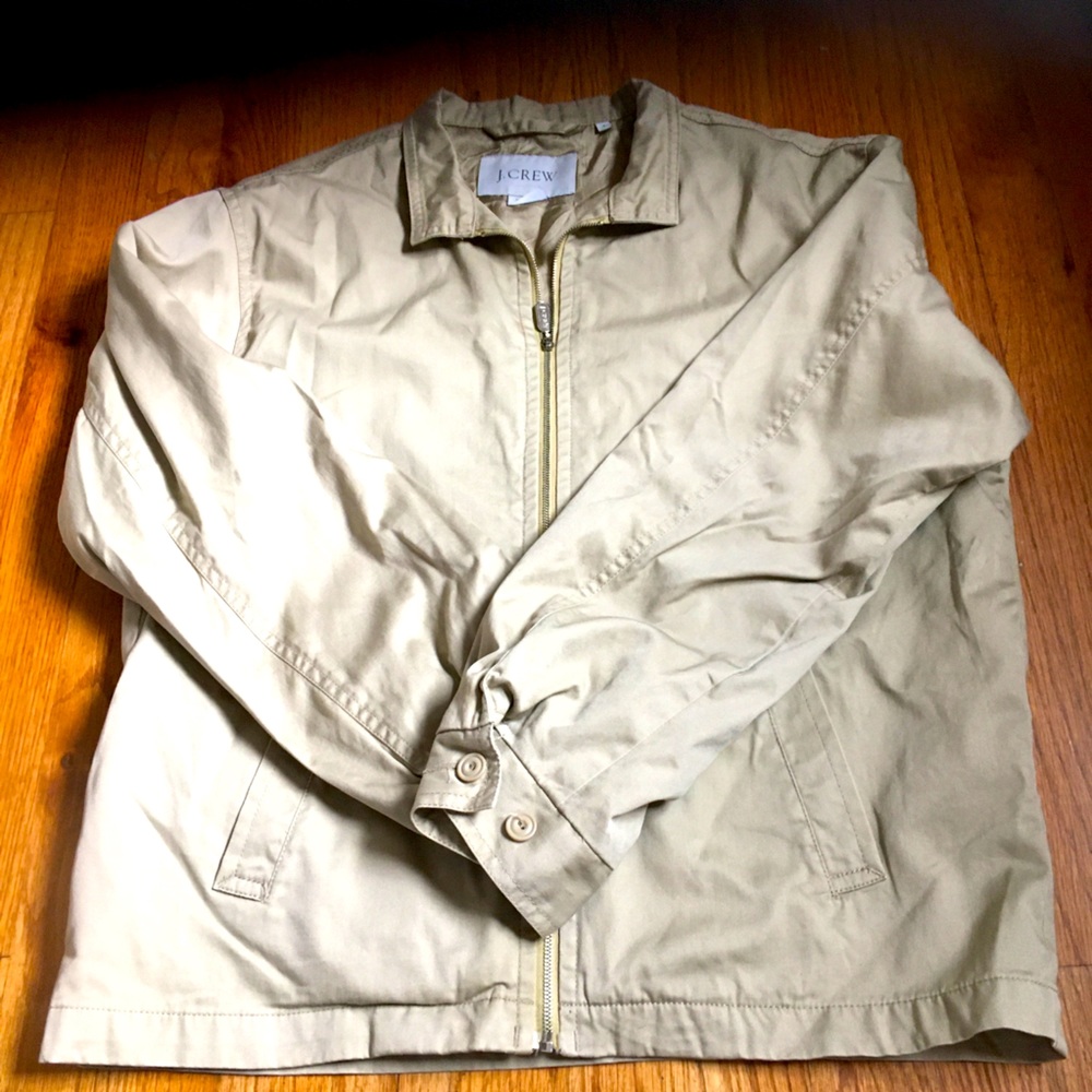 J crew full zip lined jacket